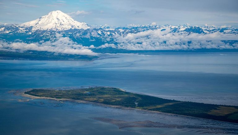 aerial of Cook Inlet